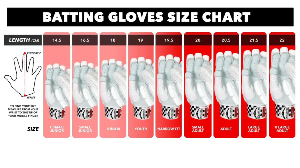 Cricket Glove Size Guide | How to Measure for Perfect Fit