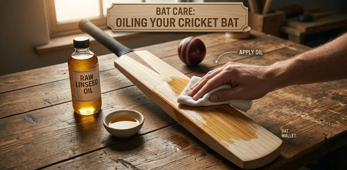 How to Oil a Cricket Bat | Linseed Oil Guide