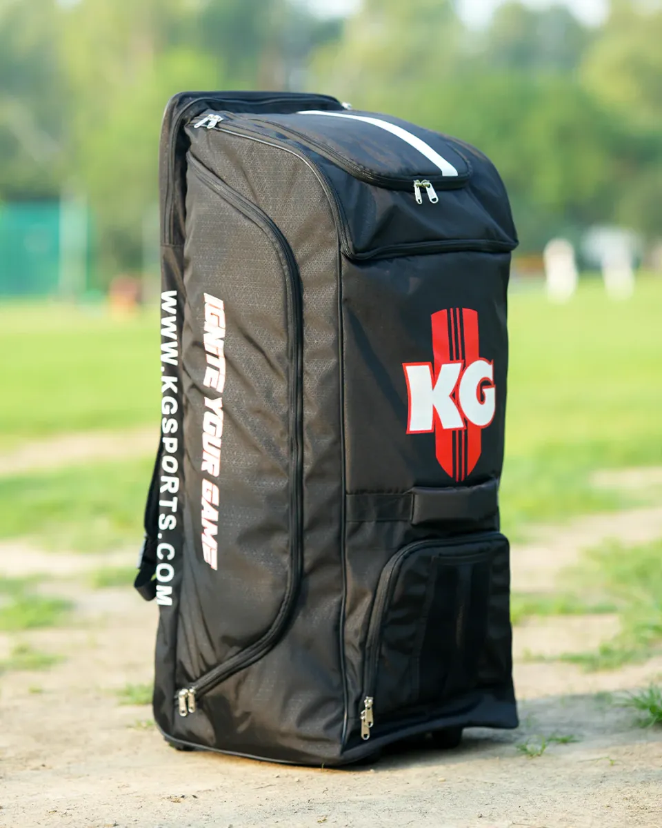 Cricket kit bag packed