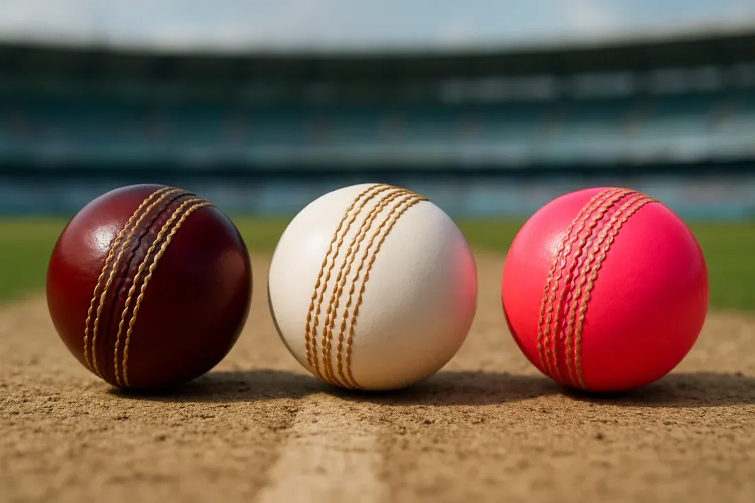 Red vs White vs Pink Cricket Ball | What's the Difference?